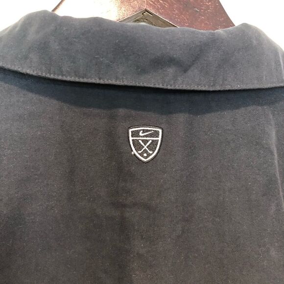 Nike Men’s Golf Zipper Front Lightweight Jacket Black Size XL - Picture 2 of 10